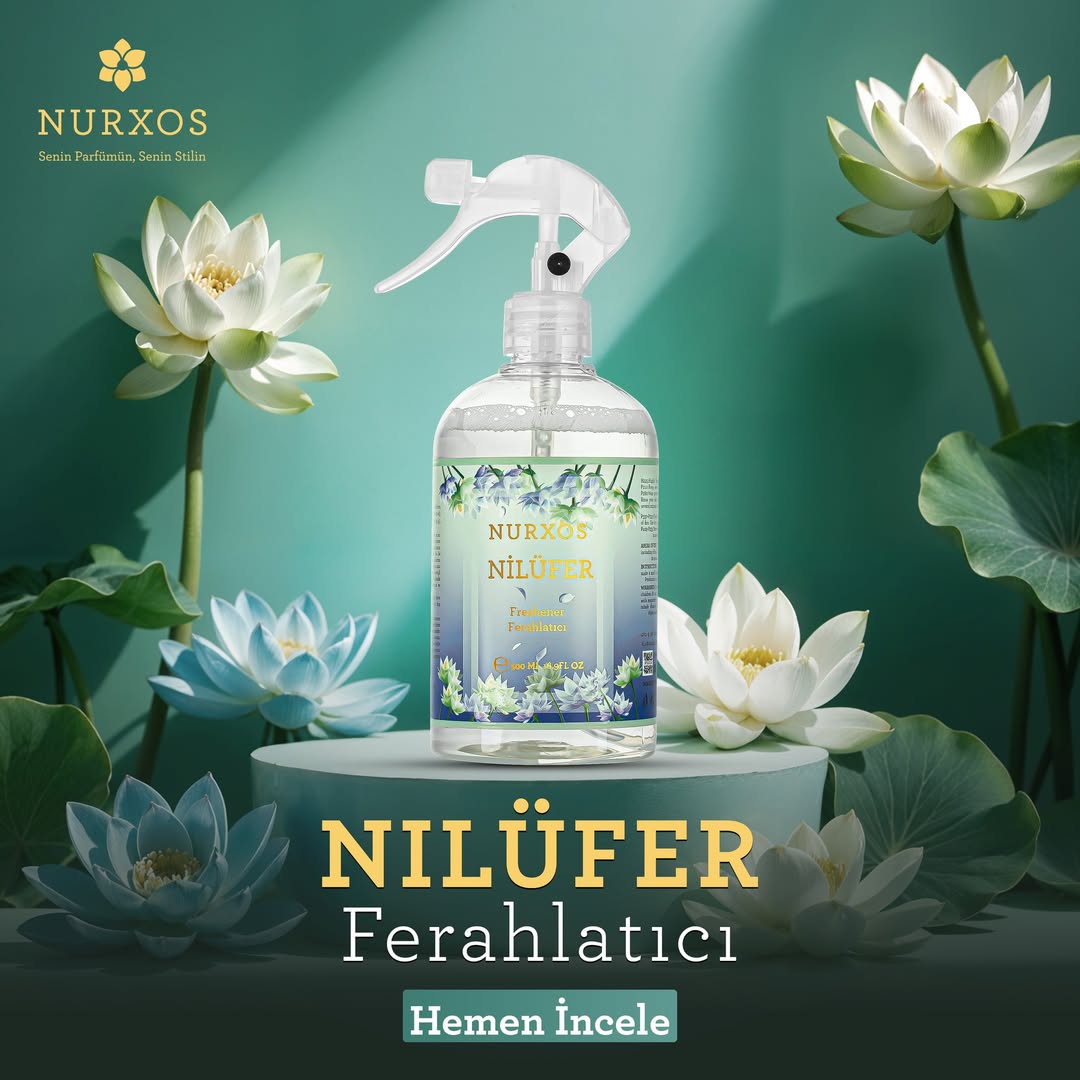 Elegant Nilüfer – Freshener with refreshing notes of blood orange, citrus, juniper berry, and lemon.