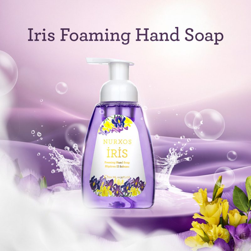 Foaming hand soap "Iris" by NURXOS